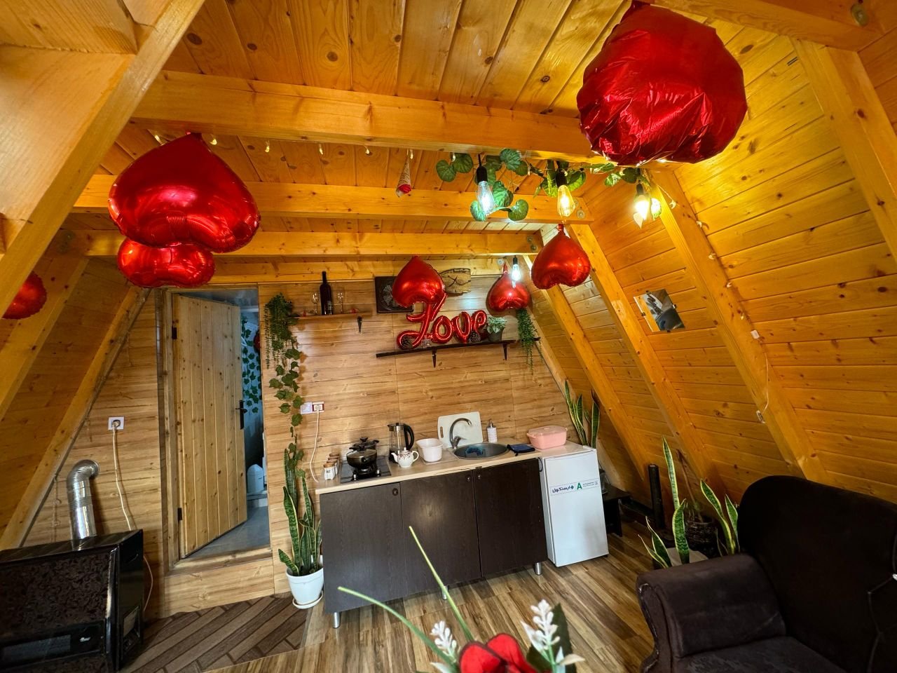 کلبه یک خوابه چوبی نیلا