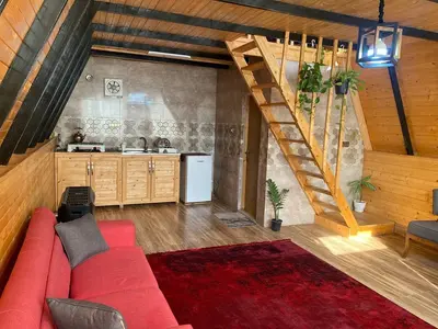 کلبه یک خوابه جنگلی جکوزی دار دیار 