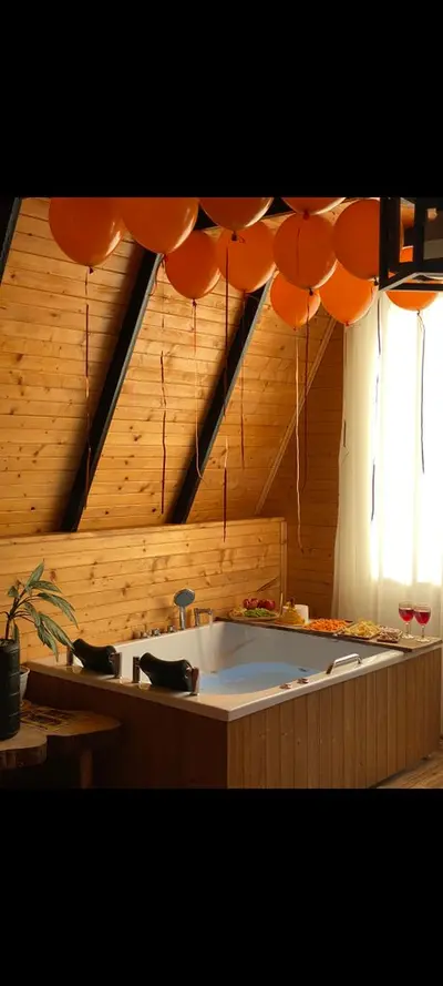 کلبه یک خوابه جنگلی جکوزی دار دیار 