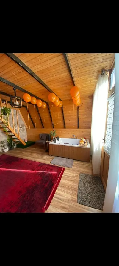 کلبه یک خوابه جنگلی جکوزی دار دیار 