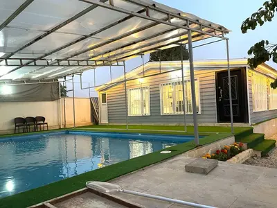 ویلا دوخوابه استخردار آبگرم لنا