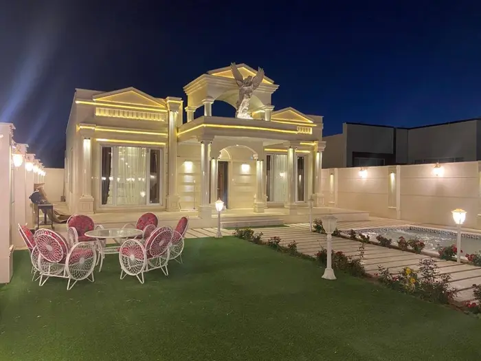 ویلا دوخوابه استخردار آبگرم قصر فرشته