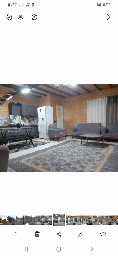 کلبه دوخوابه جکوزی دار جنگلی سینا