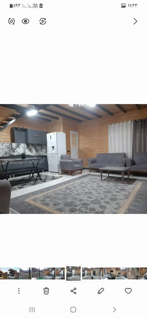 کلبه دوخوابه جکوزی دار جنگلی سینا