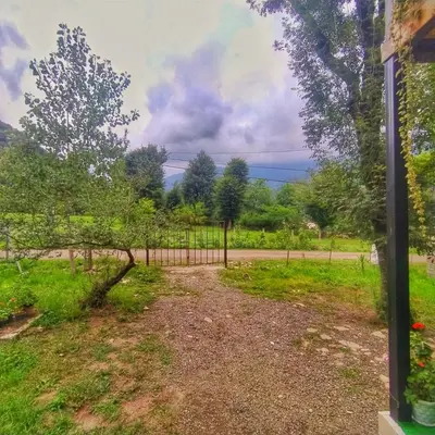 کلبه دوخوابه جکوزی دار جنگلی سینا