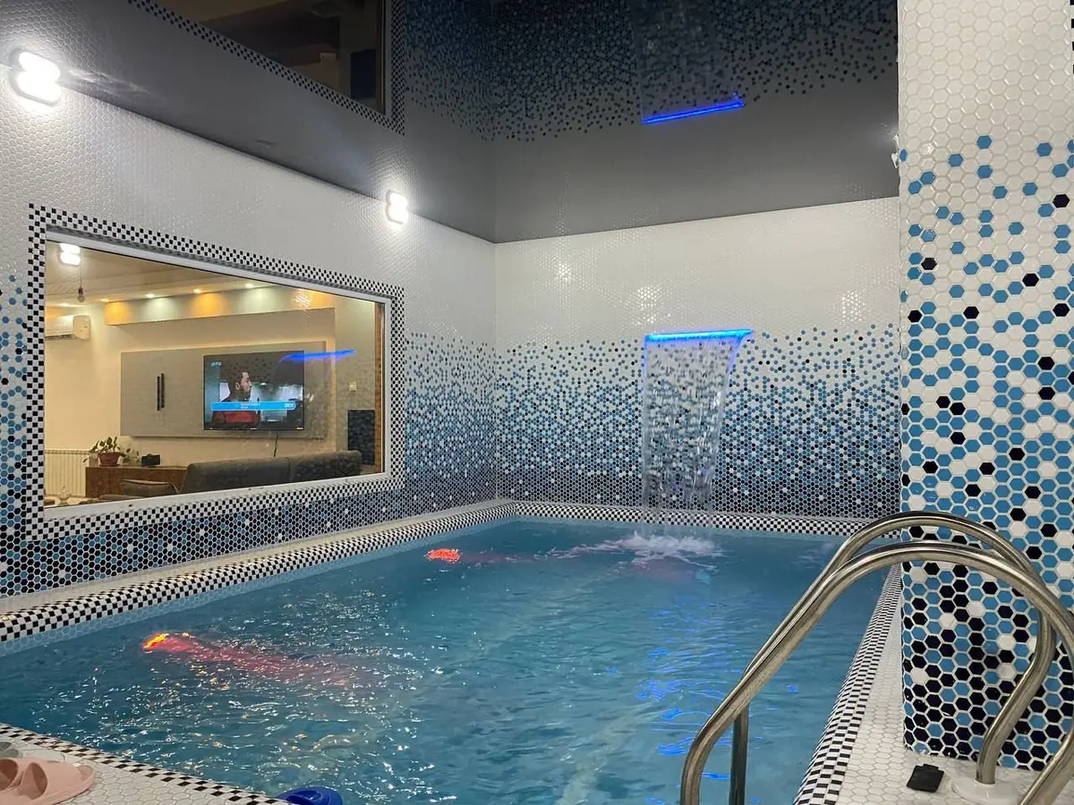 ویلا دوخوابه استخردار آبگرم هچیرود 1 - استخر