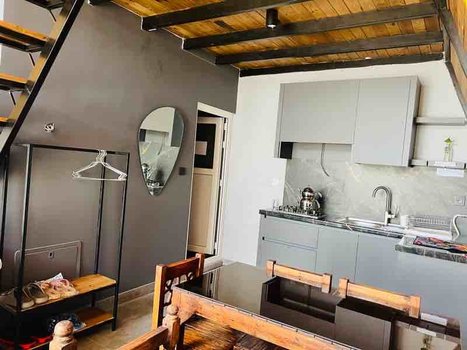 کلبه یک خوابه سوئیسی لونا - واحد نور - آشپزخانه