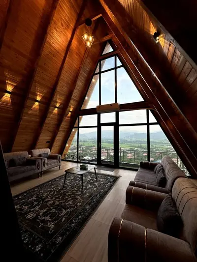 کلبه دوخوابه سوئیسی استخردار آبگرم ماهلین