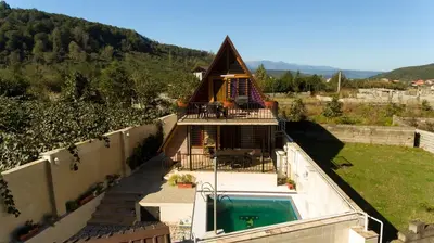 ویلا دوخوابه جنگلی لیا