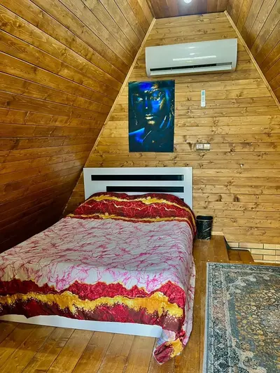 کلبه یک خوابه سوئیسی چشمه کنار