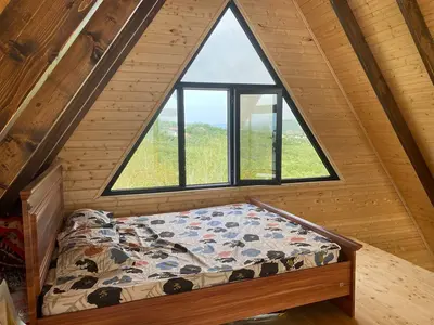 کلبه دوخوابه چوبی آرمو