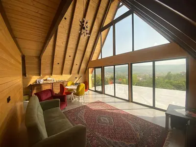 کلبه دوخوابه چوبی آرمو