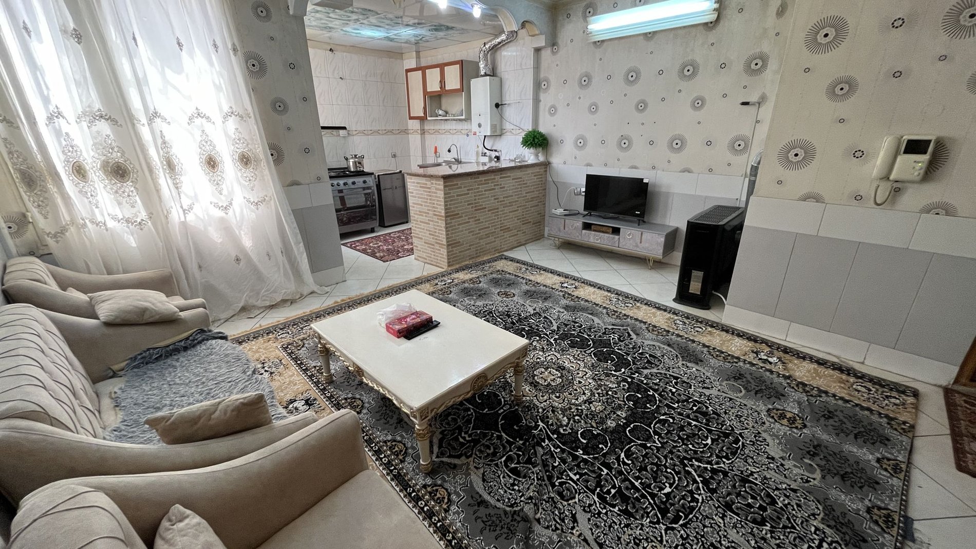 آپارتمان یک خوابه کارگرجنوبی زربافیان