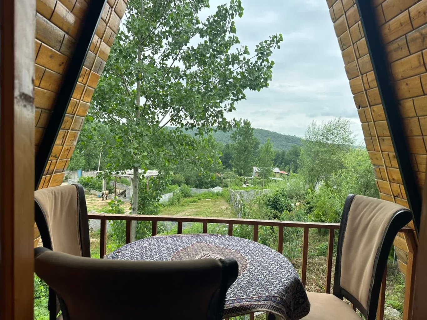 کلبه یک خوابه سوئیسی جکوزی دار برکه سبز ۳