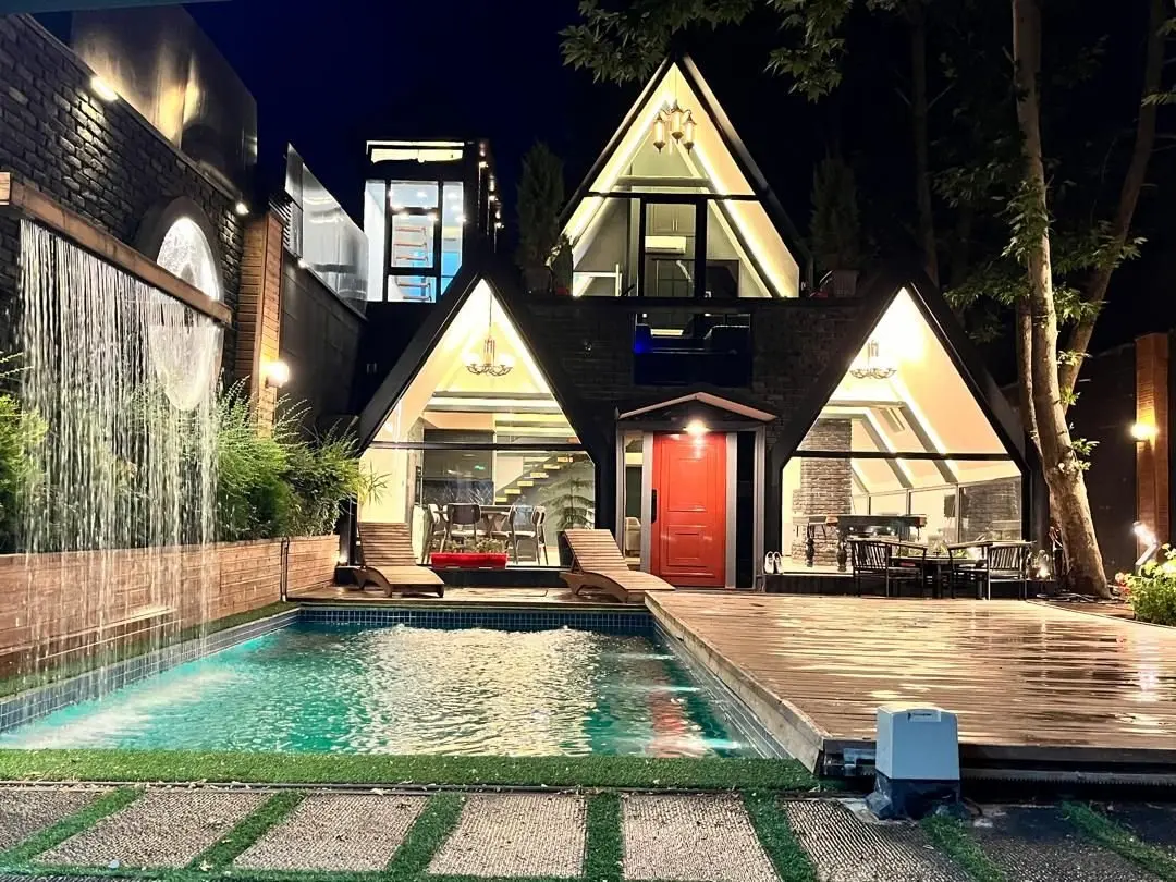 ویلا دوخوابه استخردار آبگرم یان