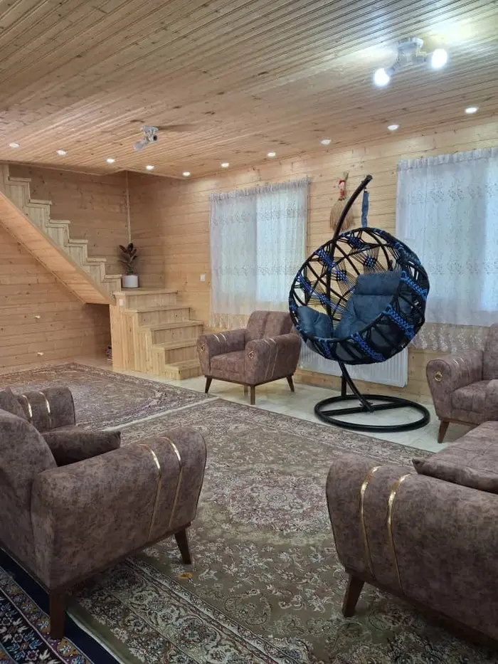 کلبه دوخوابه جنگلی عرفان - پذیرایی