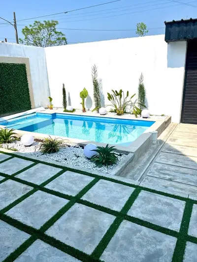 کلبه دوخوابه استخردار سوئیسی تنهاکلا