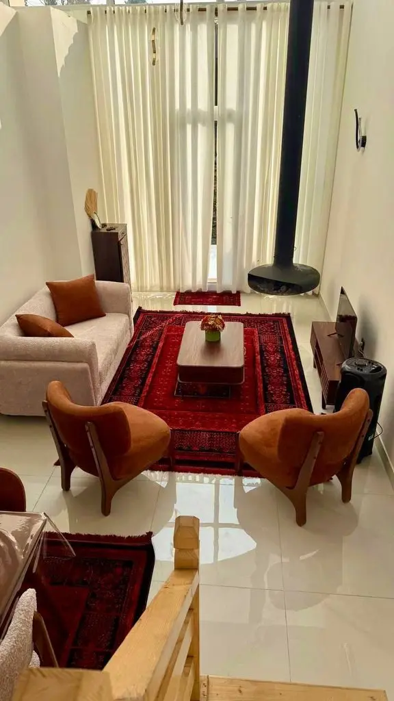 ویلا دوخوابه جنگلی جکوزی دار مینیمال دیما