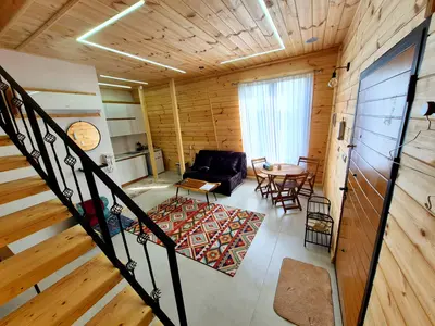 کلبه یک خوابه سوئیسی جکوزی دار نیک