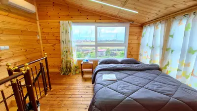 کلبه یک خوابه سوئیسی جکوزی دار نیک