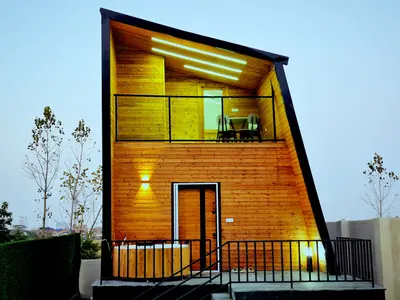 کلبه یک خوابه سوئیسی جکوزی دار نیک