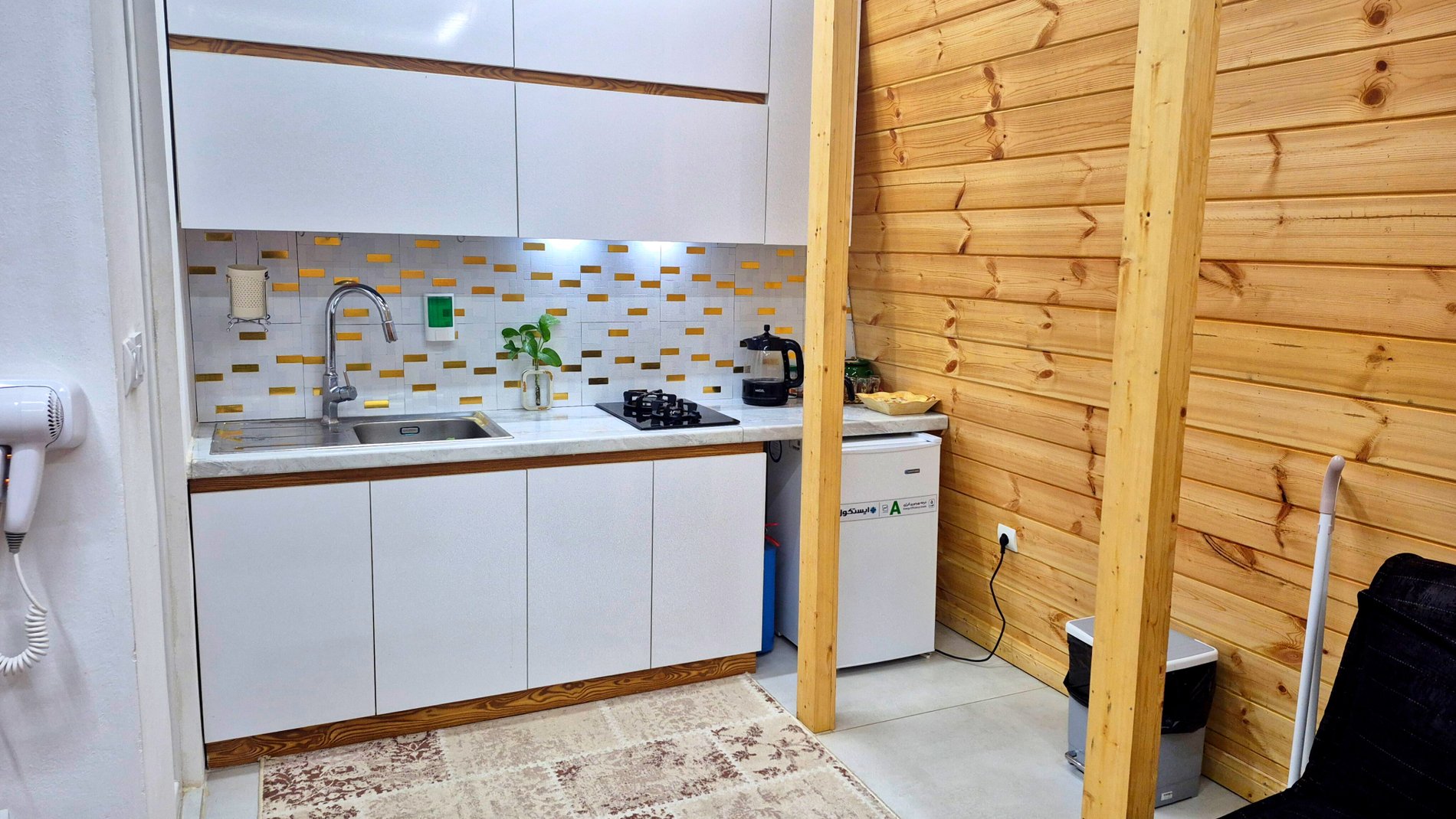 کلبه یک خوابه سوئیسی جکوزی دار نیک
