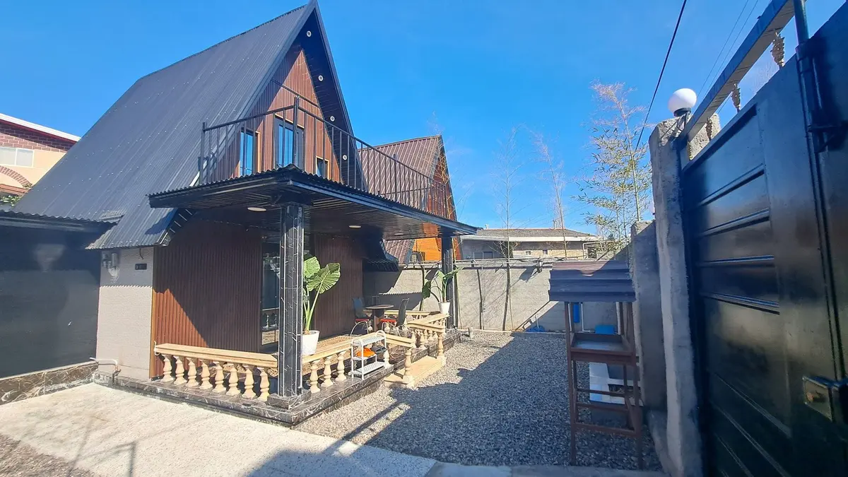 کلبه یک خوابه چوبی رز۲