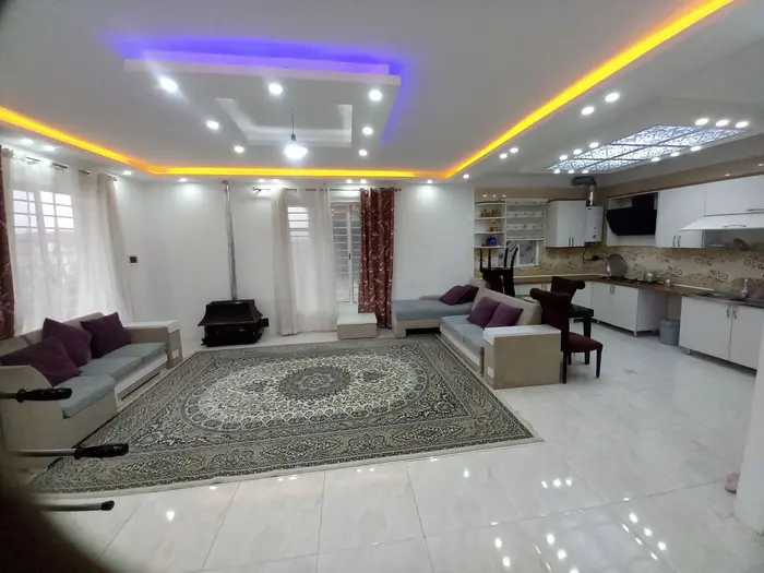 ویلا دوخوابه استخردار آبگرم درختی 6 - هال پذیرایی