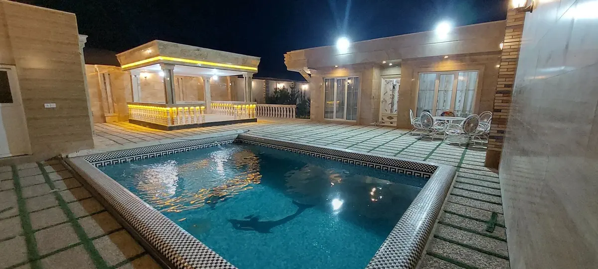 ویلا یک خوابه استخردار آبگرم دهشاد