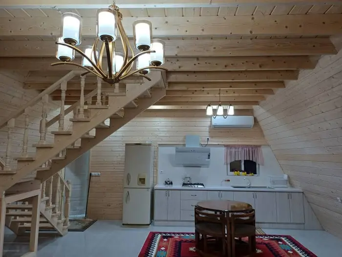 کلبه دوخوابه سوئیسی شاد