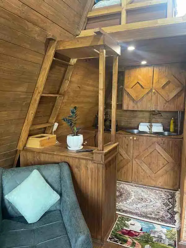 کلبه یک خوابه چوبي باغ سينا - انتخاب عنوان تصویر