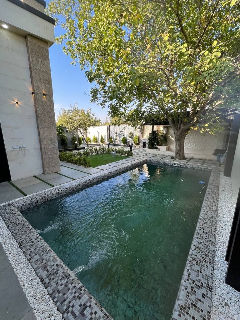 ویلا دوخوابه استخردار گردو 1 - محوطه