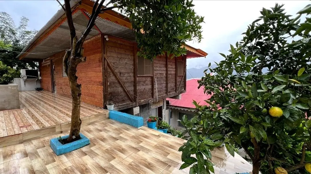 کلبه دوخوابه چوبی عابدی