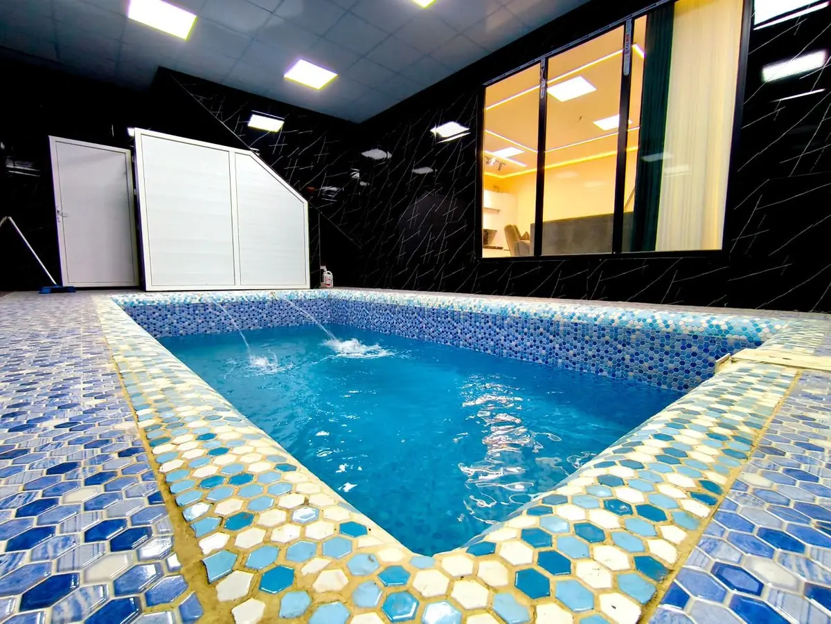 ویلا دوخوابه استخر آبگرم نیلگون