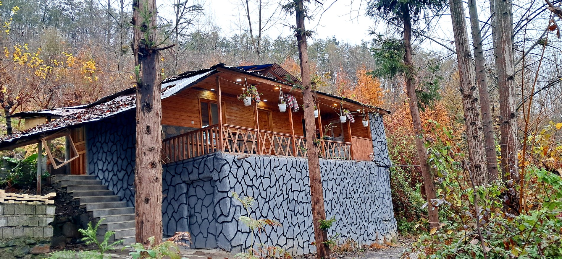 کلبه یک خوابه جنگلی اوبن