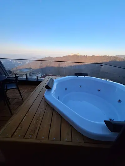 کلبه دوخوابه سوئدی دوبلکس جکوزی دار گلبرگ