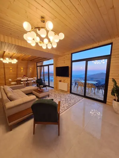 کلبه دوخوابه سوئدی دوبلکس جکوزی دار گلبرگ