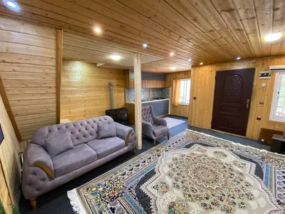 کلبه دوخوابه جکوزی دار اسب ریسه