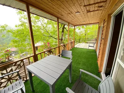 کلبه دوخوابه جکوزی دار اسب ریسه