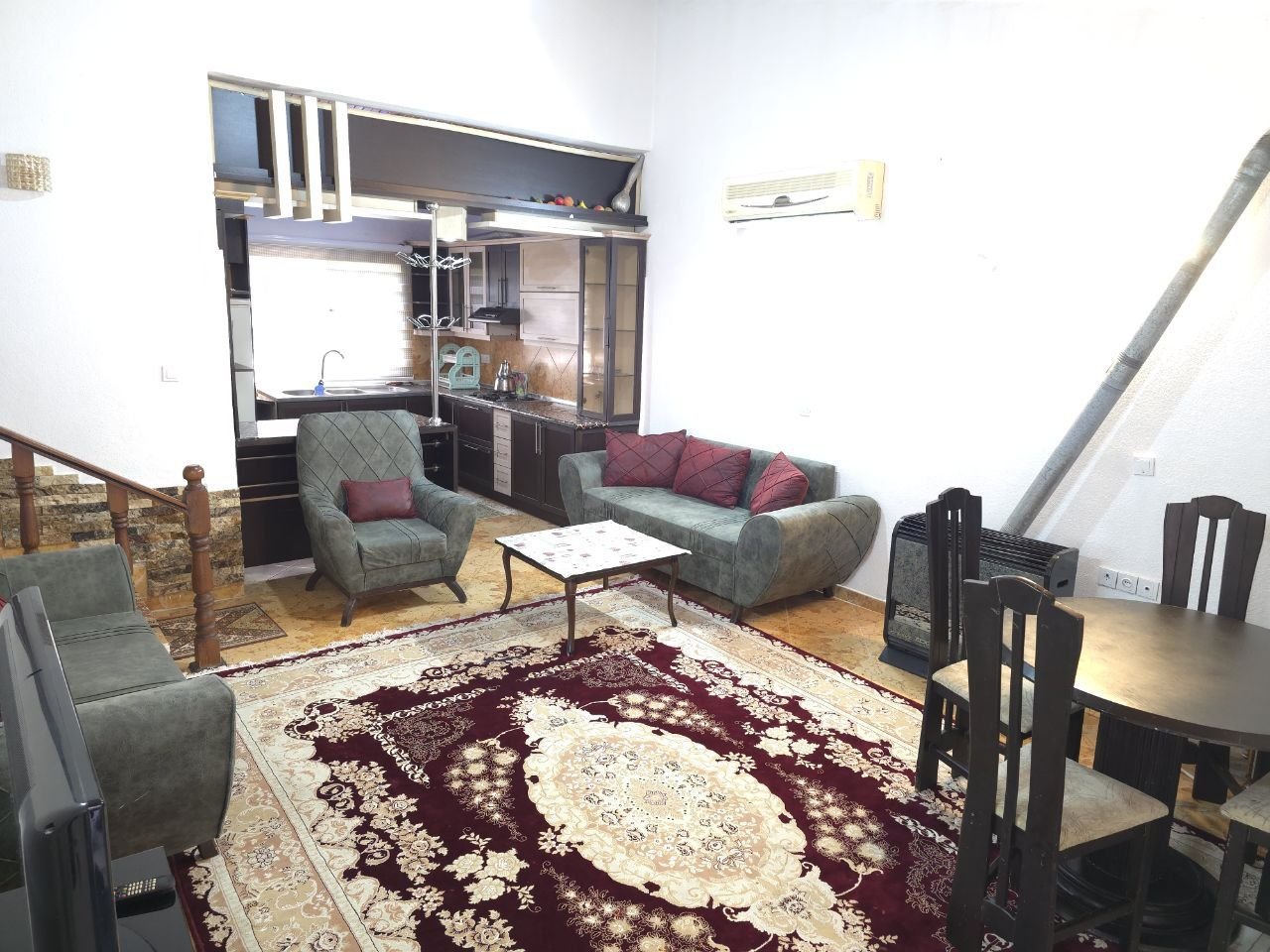 دوخوابه استخردار آبگرم برکه 2