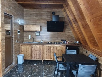 کلبه یک خوابه جکوزی دار سوئیسی سور