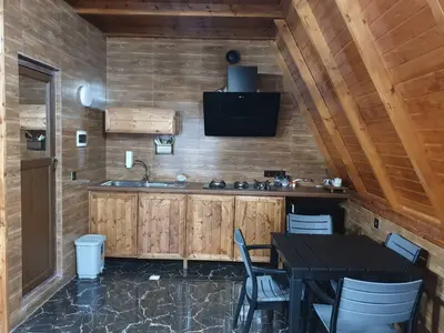 کلبه یک خوابه جکوزی دار سوئیسی سور