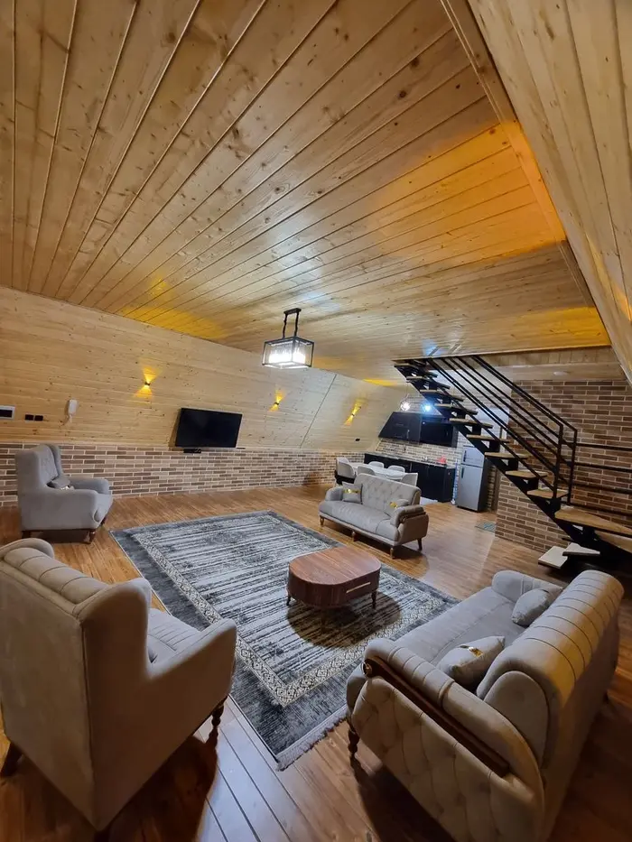 کلبه دوخوابه دوبلکس سوئیسی جکوزی دار اشکان 3