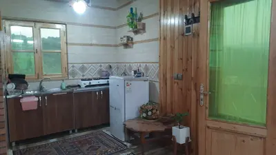 کلبه یک خوابه کلبه چوبی جکوزی دار بابا رجب