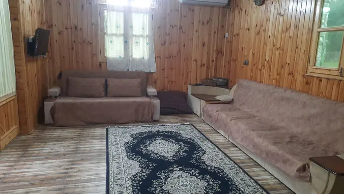 کلبه یک خوابه کلبه چوبی جکوزی دار بابا رجب