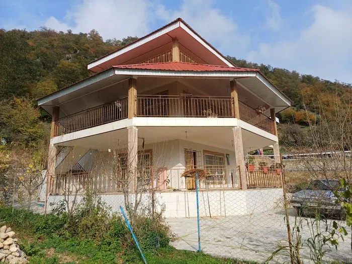 ویلا دوخوابه ییلاقی چینو - نمای غربی