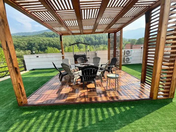 ویلا سه خوابه تریپلکس استخردار چهارفصل چشم شب - روف