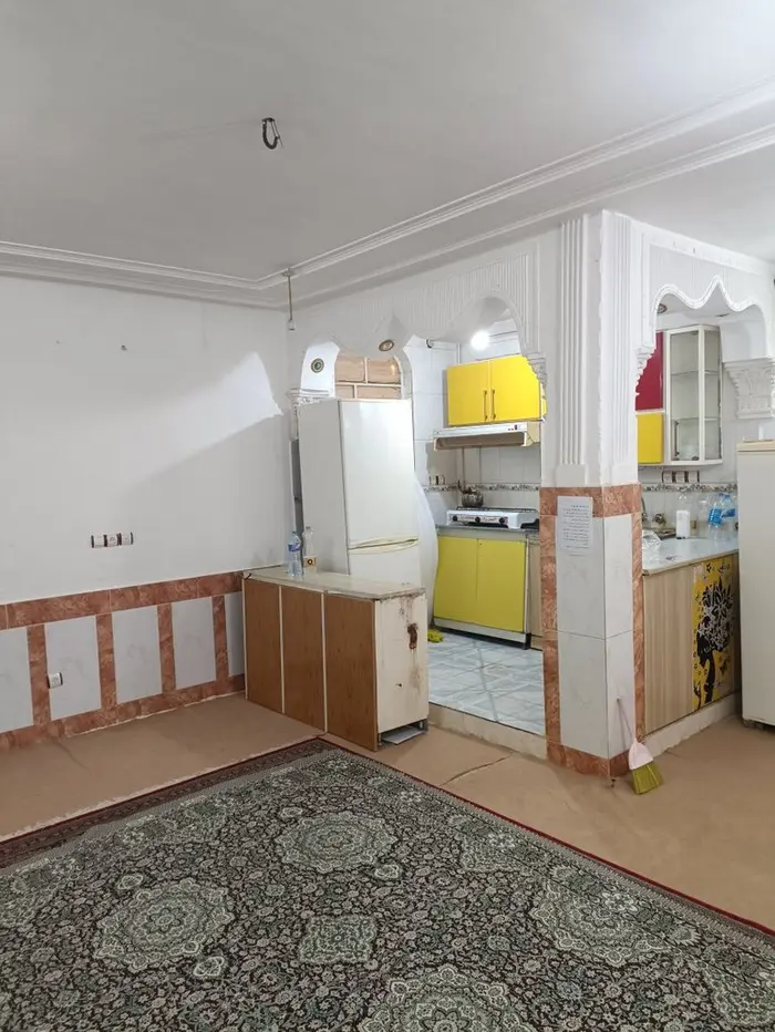 سوئیت یک خوابه سنگ فرش - اشپزخونه و پذیرایی