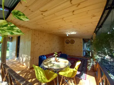 کلبه یک خوابه جنگلی عادل