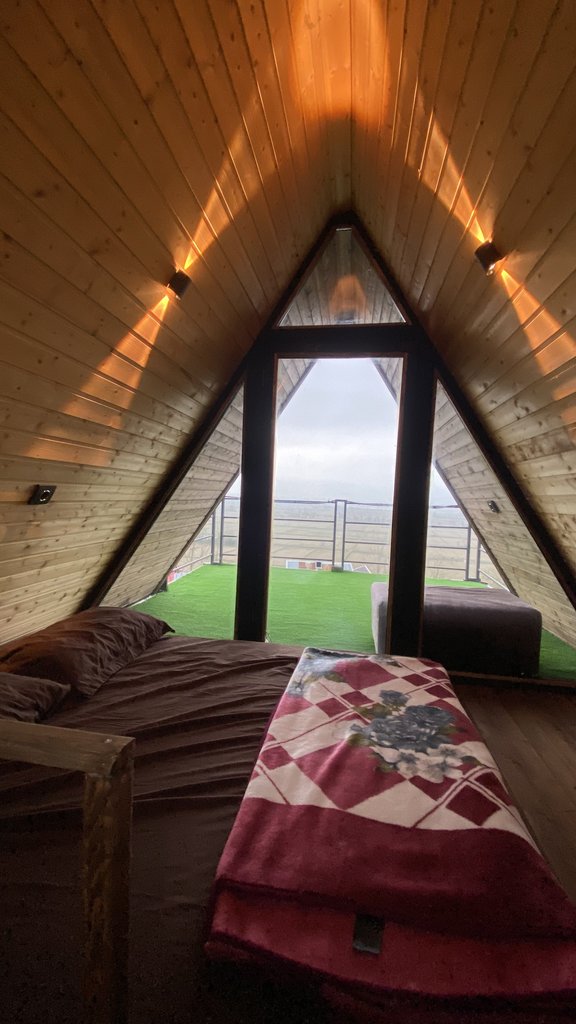 کلبه یک خوابه سوئيسي تریبلکس تراس ابدي